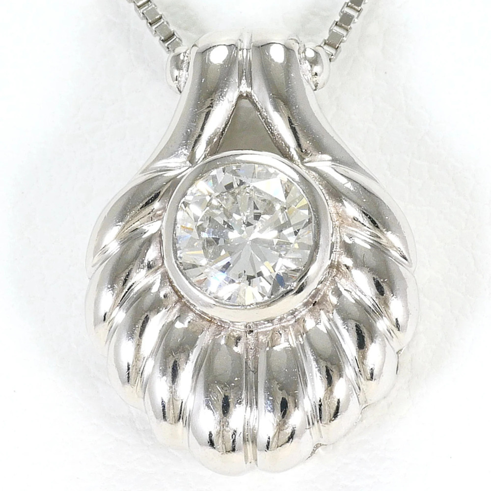 PT900 Platinum / PT850 Necklace with 0.618ct Diamond (SI2 clarity), Total Wei...